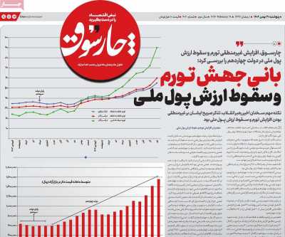 روزنامه چارسوق&nbsp;&nbsp;( ۰۴/۱۲/۰۱ )